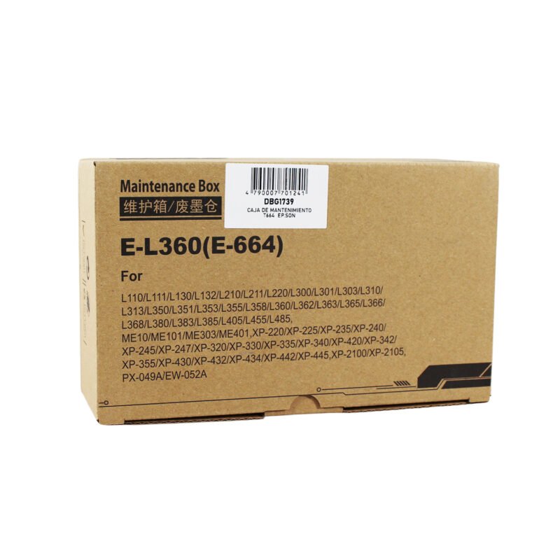 caja de mantenimiento t664 compatible epson