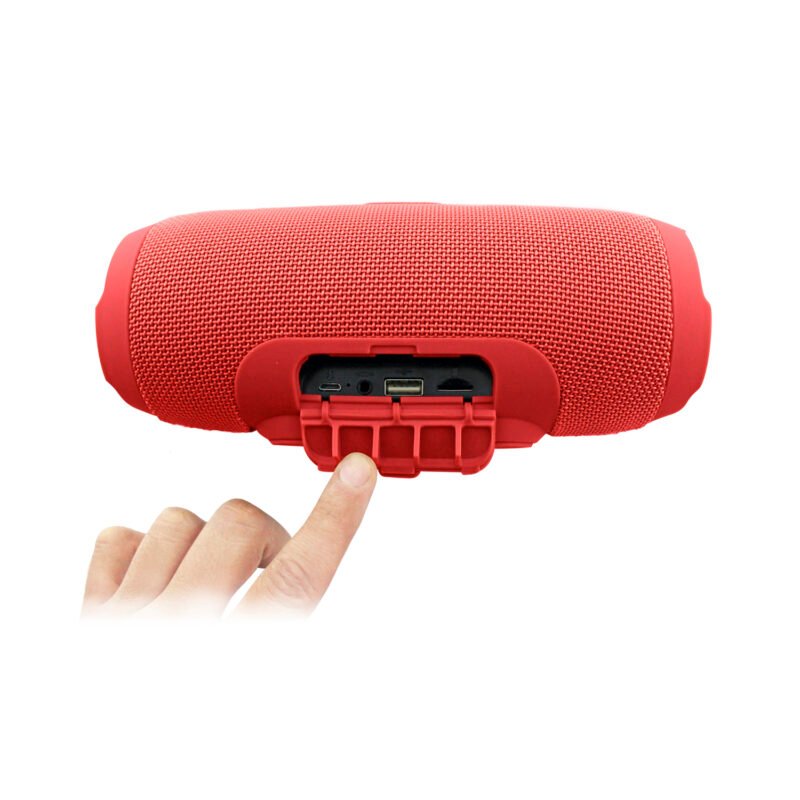 parlante audiopro portatil bt con entrada sd/usb/fm/aux. red — vista 4