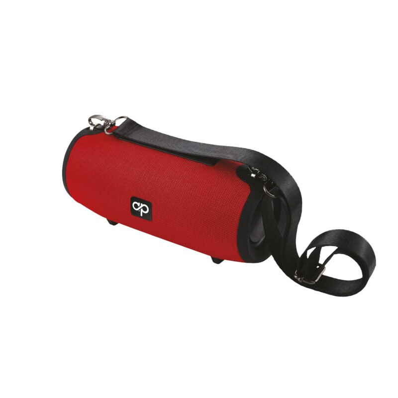 parlante portatil bt con entrada sd/usb/fm/aux. red