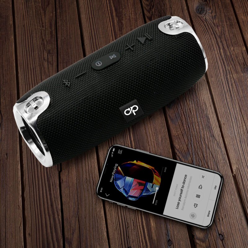 parlante audiopro portatil bt con entrada sd/usb/fm/aux. black — vista 5