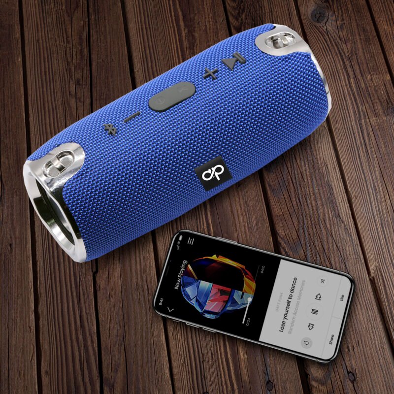 parlante portatil bt con entrada sd/usb/fm/aux. blue — vista 5