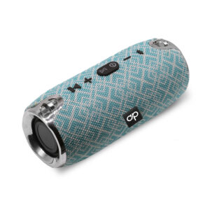 parlante audiopro portatil bt con entrada sd/usb/fm/aux. green grey