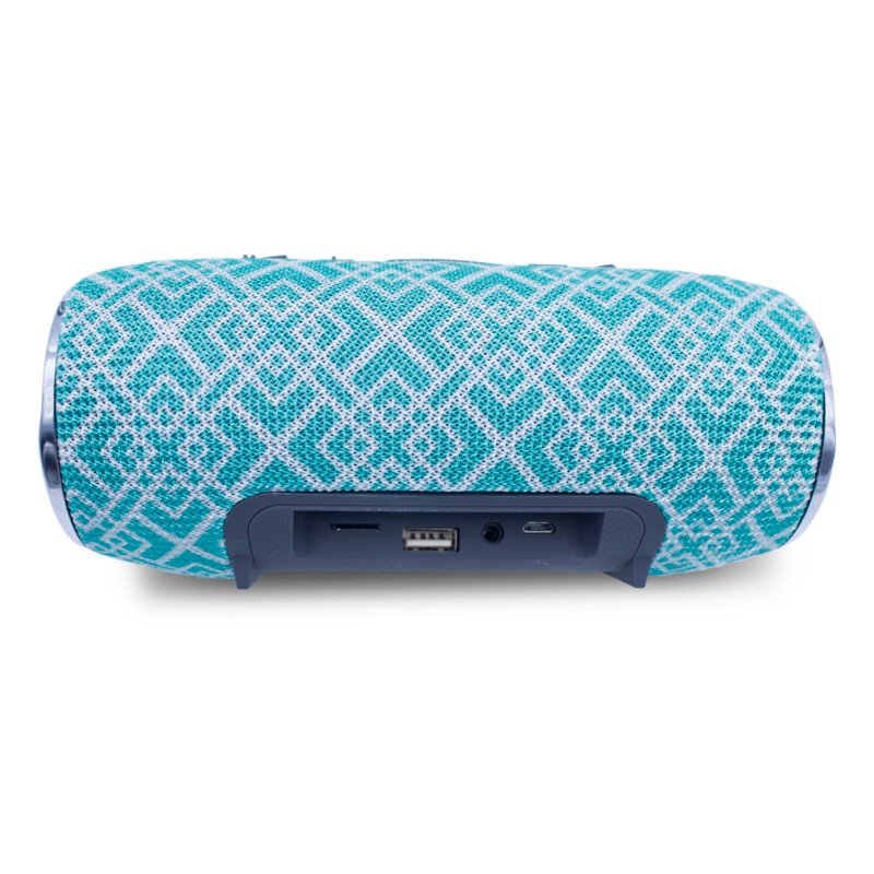 parlante audiopro portatil bt con entrada sd/usb/fm/aux. green grey — vista 3