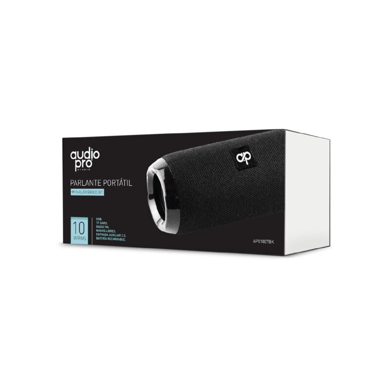 parlante portatil bt con entrada sd/usb/fm/aux. blue — vista 2