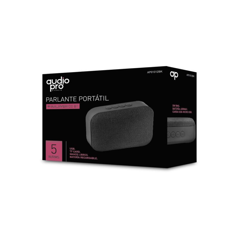parlante portatil bt con entrada sd/usb. brown — vista 2