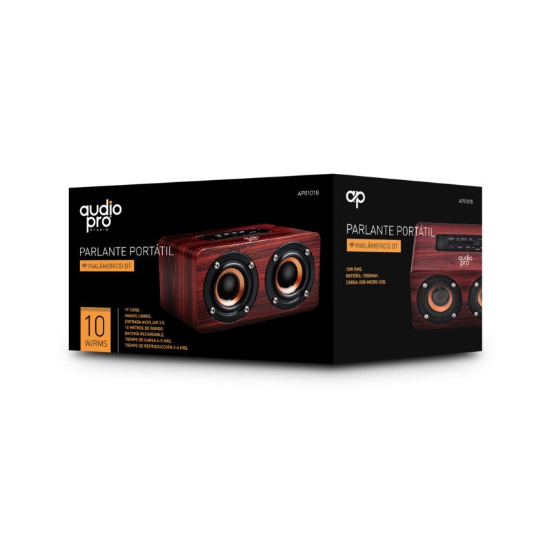 parlante dblue portatil bt con entrada sd/usb/ radio fm. black — vista 4