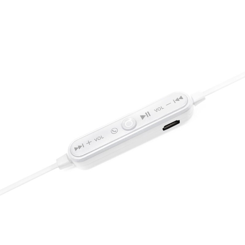 audifono audiopro in ear bt v4.2 deportivos, control de llamada y volumen.white — vista 3