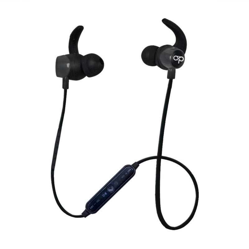 audifono audiopro in ear bt v4.2 deportivos, control de llamada y volumen. silver