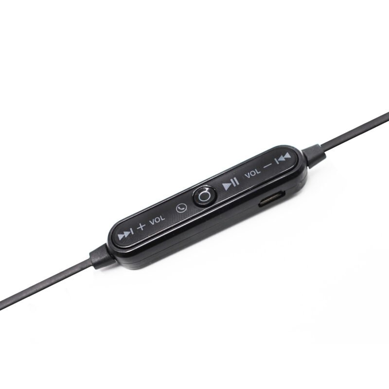 audifono audiopro in ear bt v4.2 deportivos, control de llamada y volumen. silver — vista 3
