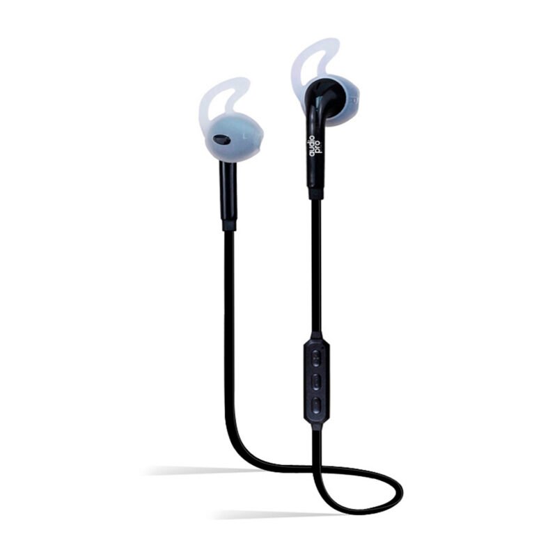audifono audiopro in ear bt v4.2 deportivos, control de llamada y volumen. black — vista 2