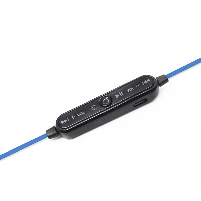 audifono audiopro in ear bt v4.2 deportivos, control de llamada y volumen. blue — vista 3