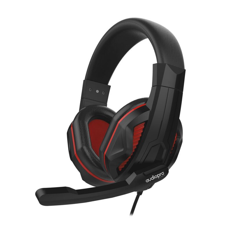 audifono audiopro gamer jack 3.5 para ps4, xbox, pc, nintendo switch, red.