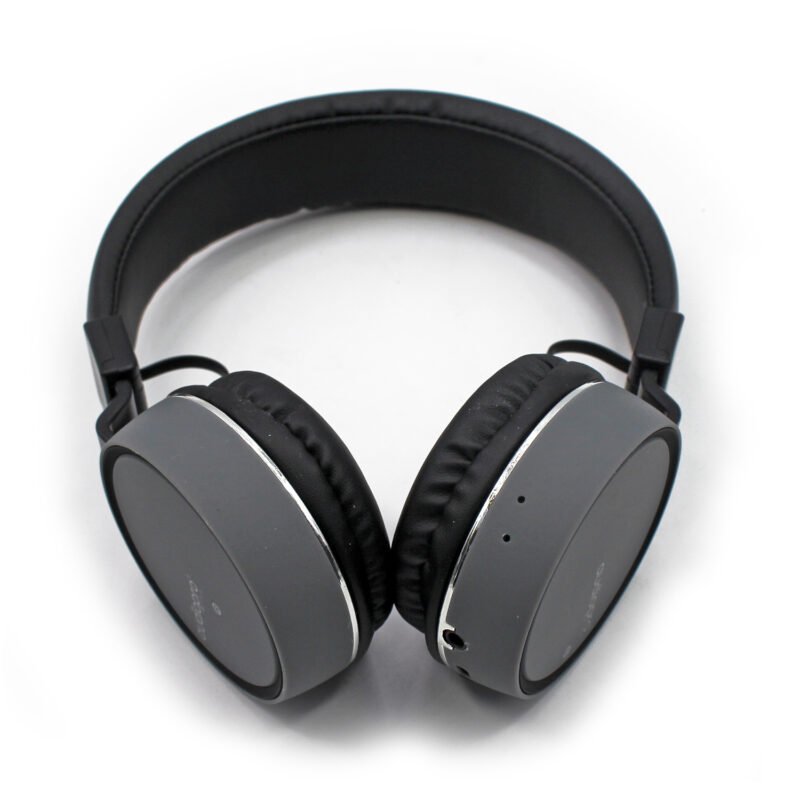 audifono headband con bt/fm/tf/aux silver black — vista 2