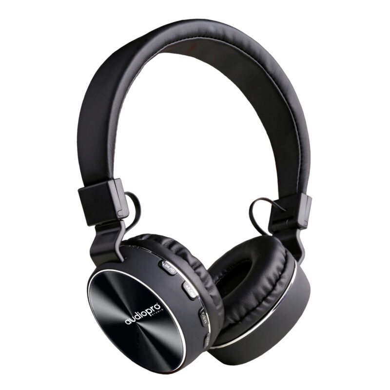 audifono headband con bt/fm/tf/aux black
