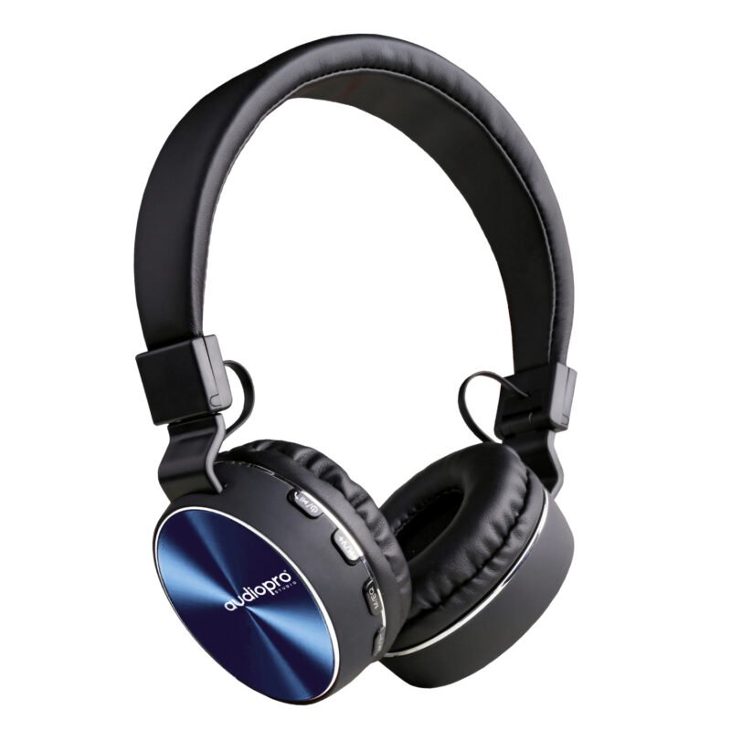 audifono headband con bt/fm/tf/aux. blue