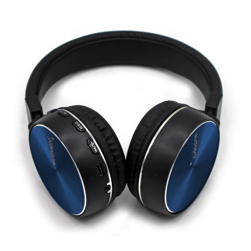 audifono headband con bt/fm/tf/aux. blue — vista 2