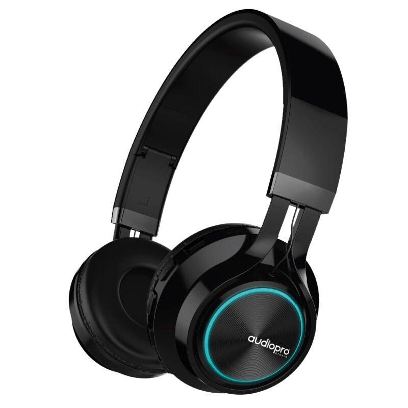 audifono headband con bt/fm/tf/aux. black