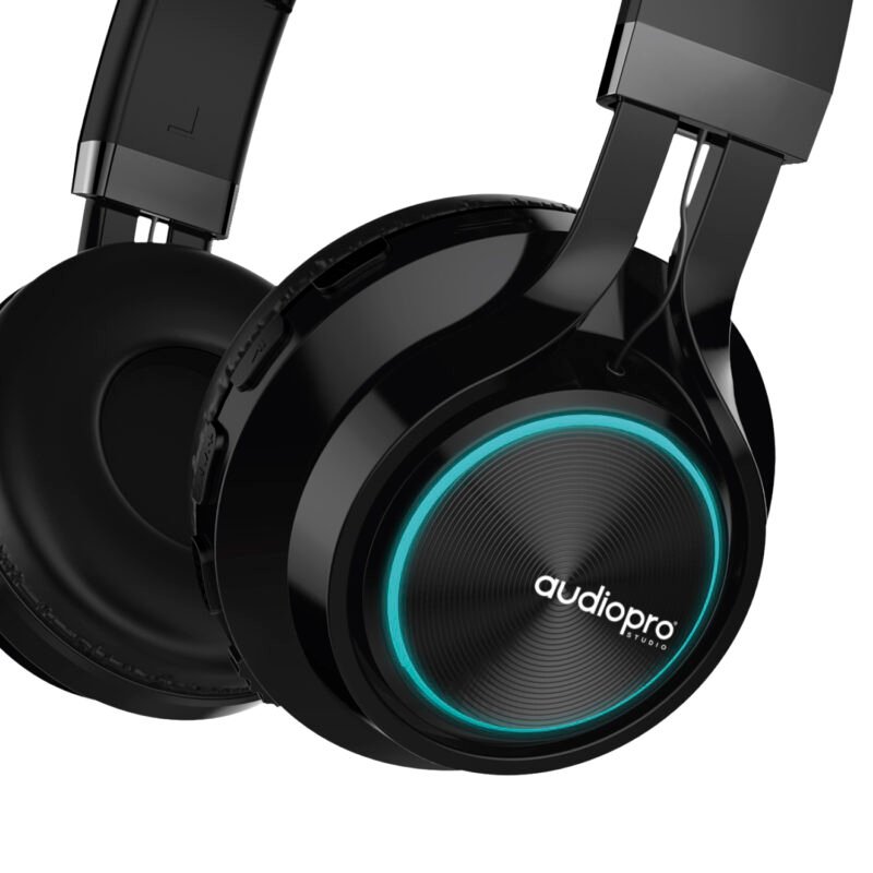 audifono headband con bt/fm/tf/aux. black — vista 3