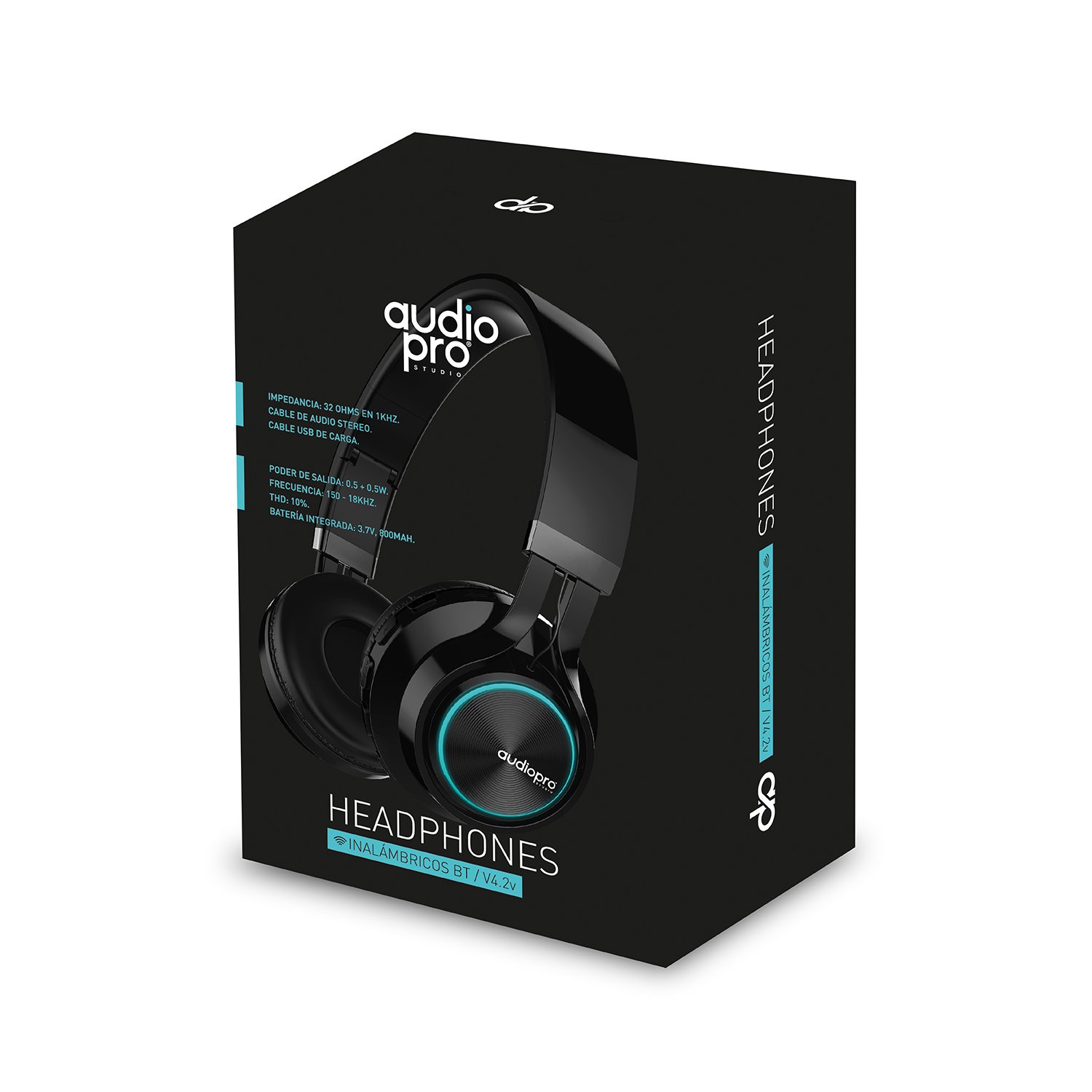audifono headband con bt/fm/tf/aux. black audifono headband con bt/fm/tf/aux. black