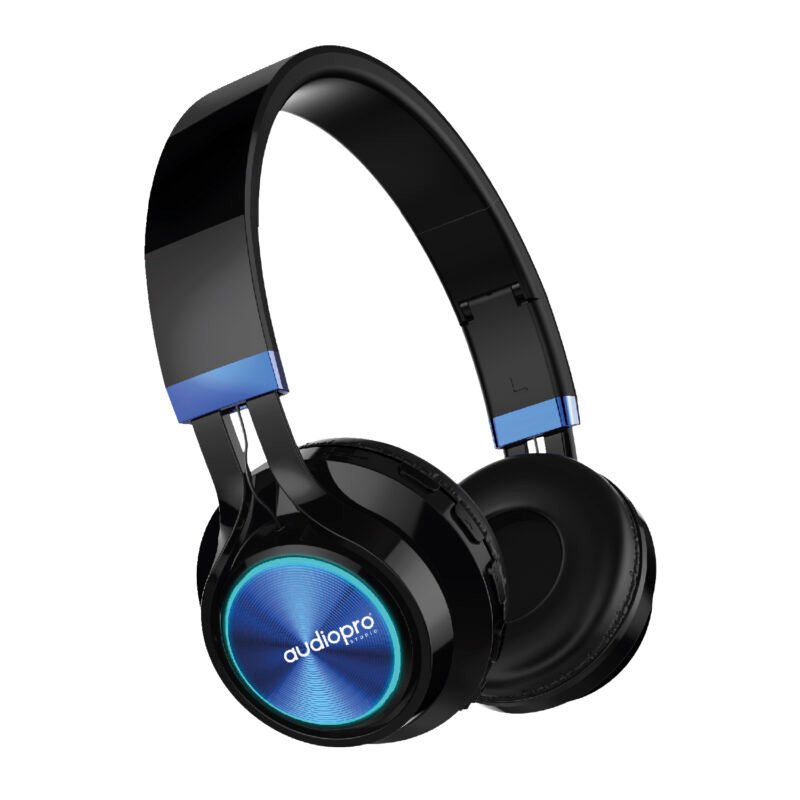 audifono headband con bt/fm/tf/aux. blue. — vista 2