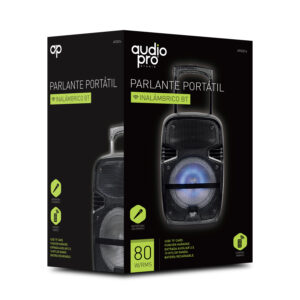 parlante karaoke portatil inalambrico con entrada usb/tf/aux