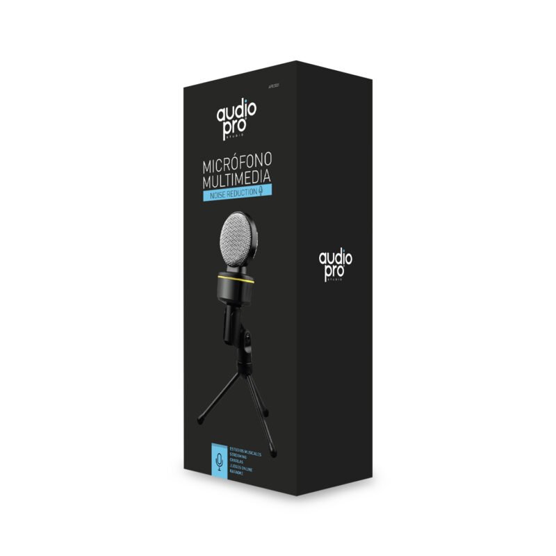 microfono audiopro condensador home studio para streaming/podcast/juegos online/karaoke — vista 3