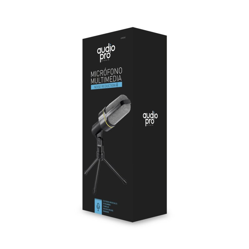 microfono audiopro condensador home studio para streaming/podcast/juegos online/karaoke — vista 3