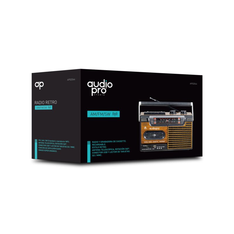 radio con cassette/usb/sd