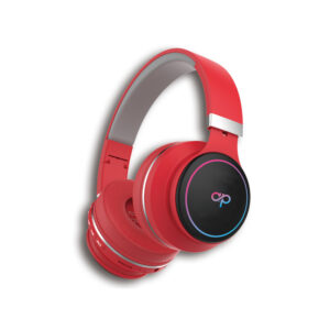 audifono headband audiopro gamer con bt/fm/tf/aux, cable 1.5m, red