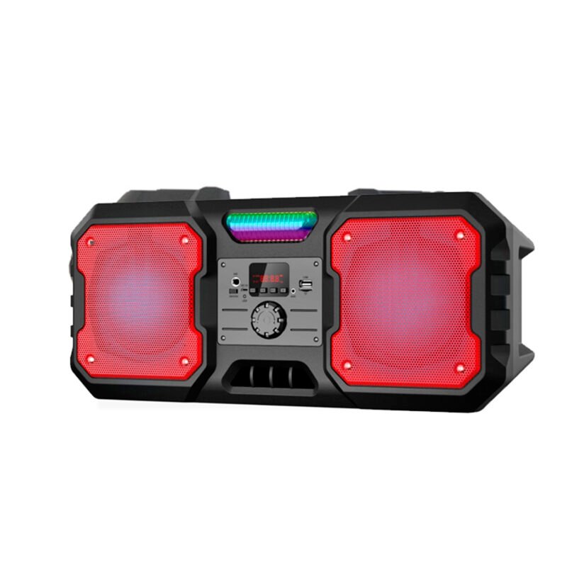 parlante audiopro portatil bt con entrada para microfono/sd/usb/ radio fm. red