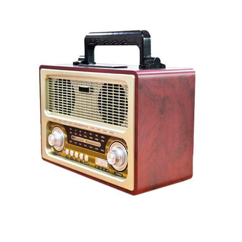 radio audiopro retro portatil bt/ fm/usb/sd/entrada aux 3.5/ recargable. — vista 2