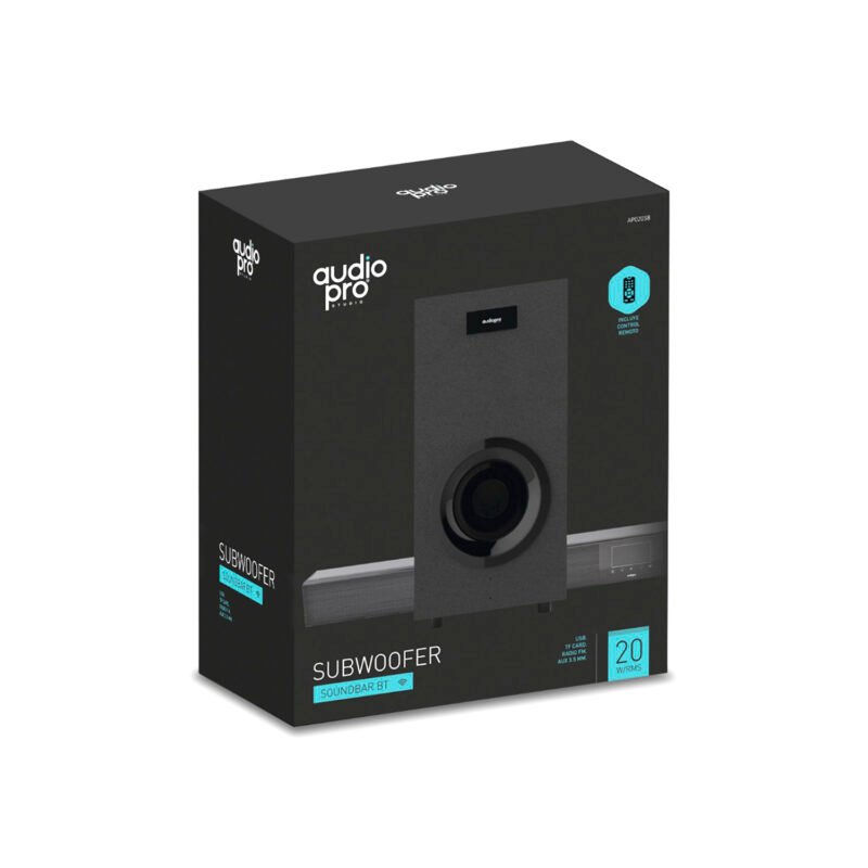 barra de sonido audiopro 2.1 bt con subwoofer, — vista 6