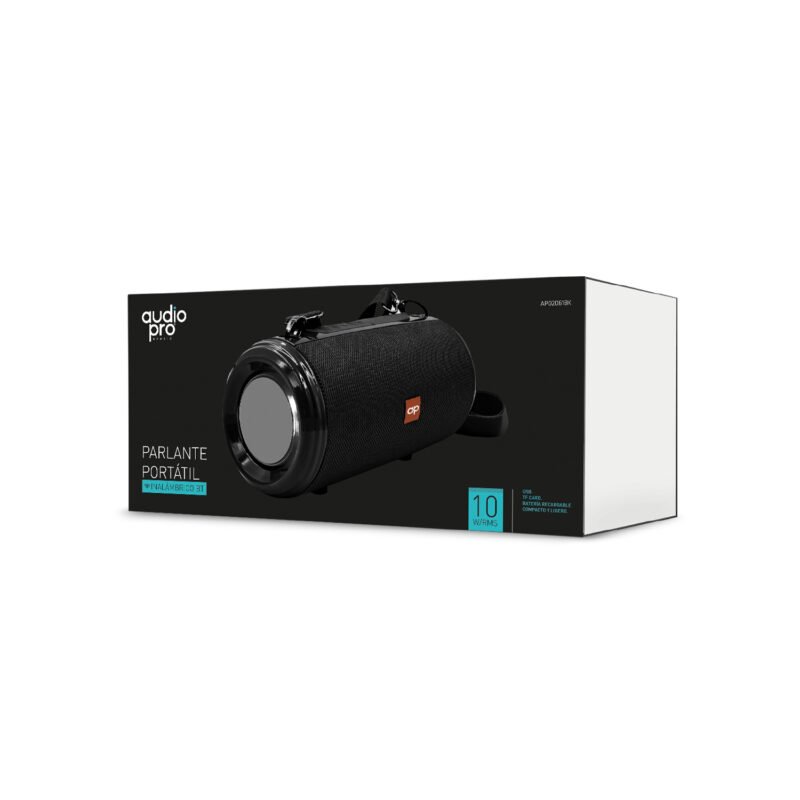 parlante audiopro portatil / bt /usb/sd/ red — vista 2