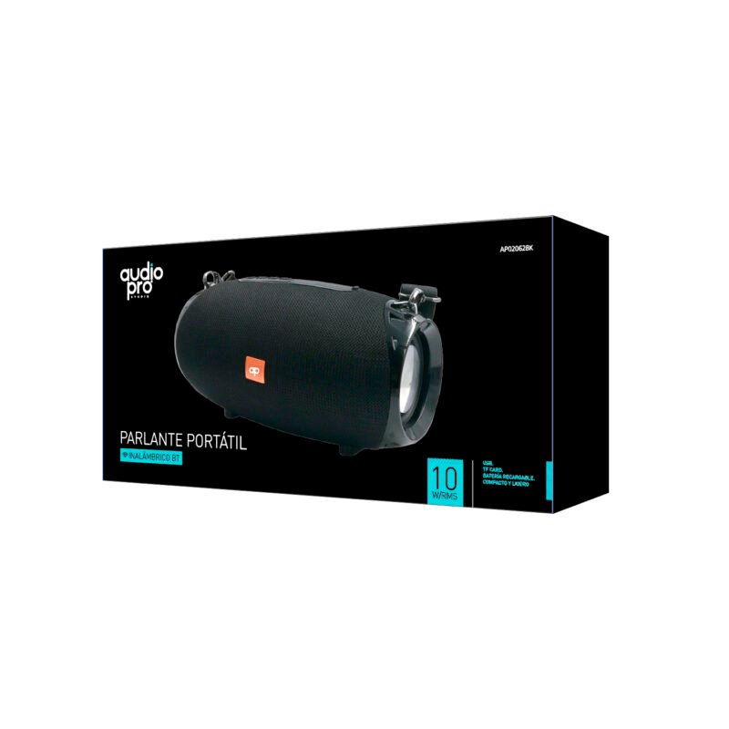 parlante audiopro portatil / bt /usb/sd white
