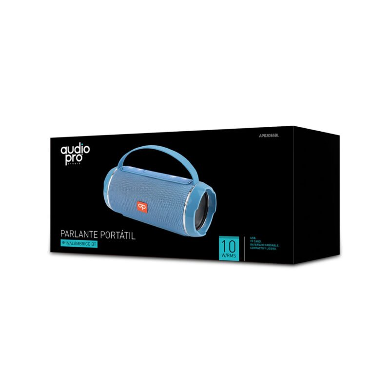 parlante audiopro portatil / bt /usb/sd/ red — vista 2