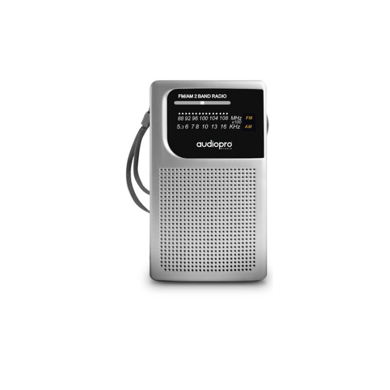radio audiopro fm portatil de bolsillo, sintonizador/antena telescopica/toma de audifonos. — vista 3