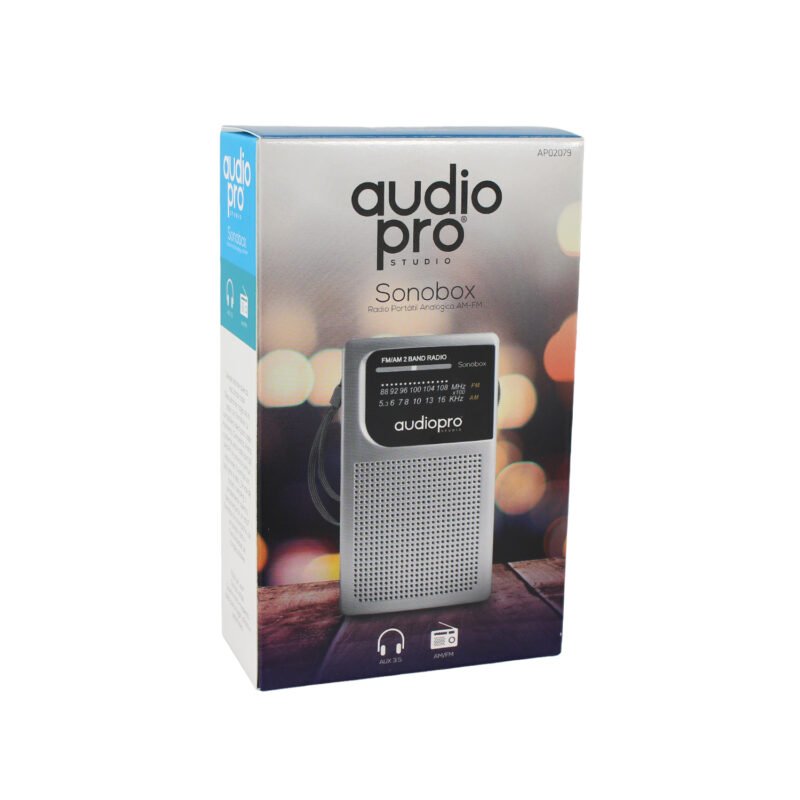 radio audiopro fm portatil de bolsillo, sintonizador/antena telescopica/toma de audifonos. — vista 6