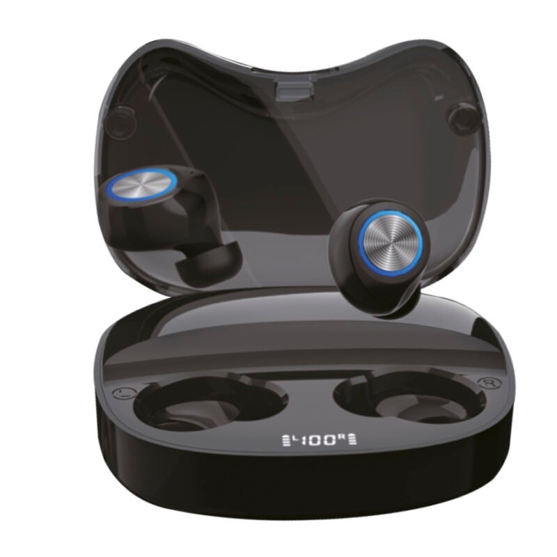 audifono bt v5.0 manos libres, estuche de carga 1800mah, touch