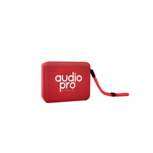 parlante audiopro portatil inalambrico 3w bt/sd/radio usb, alcance 15mts red