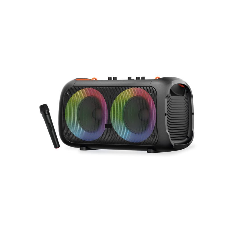 parlante audiopro inalambrico 30w x 2 rms con microfono // aux in /usb/tf/fm