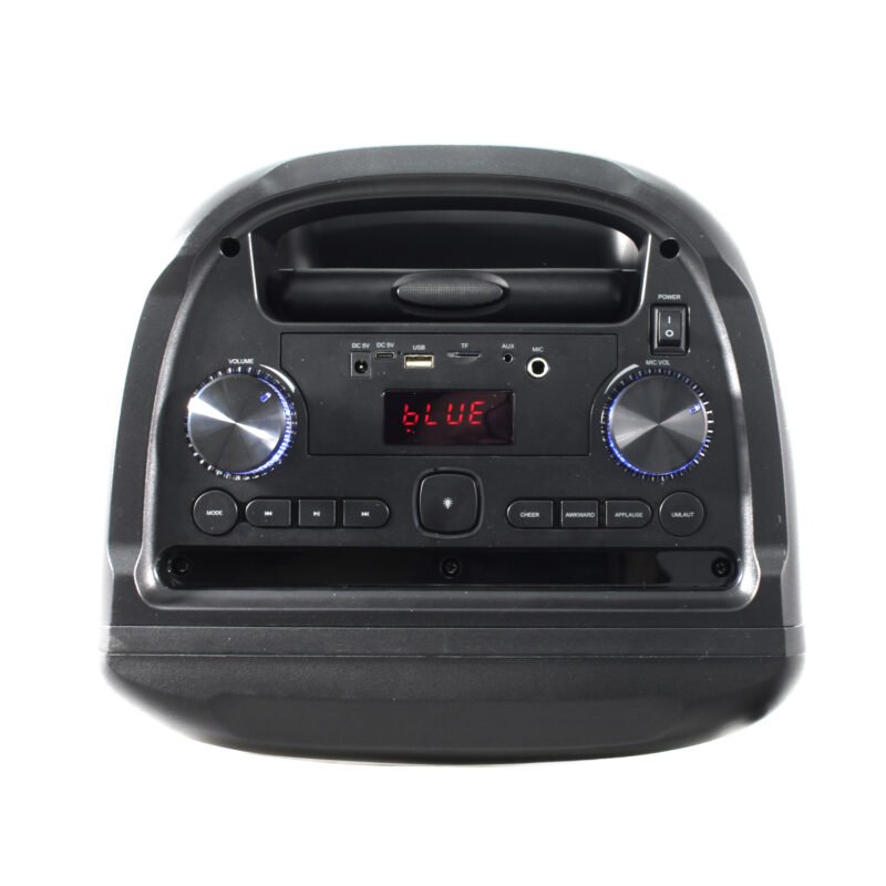 parlante inalambrico 5000w con microfono / aux in /usb/tf/ funcion karaoke — vista 5