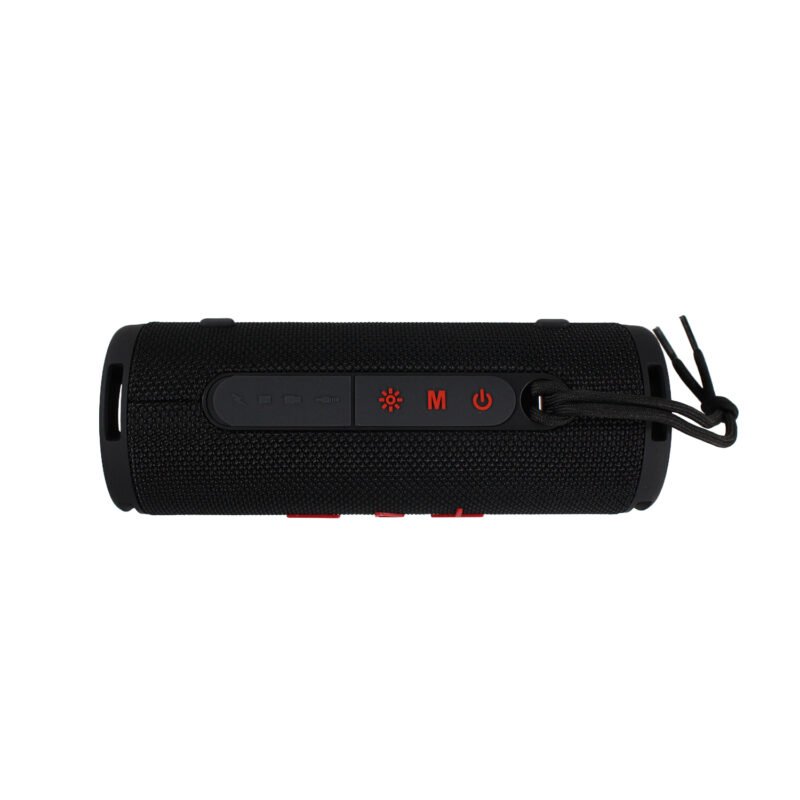 parlante audiopro led portatil inalambrico 10w bt/fm/line in/manos libres cable tipo c twins black — vista 3