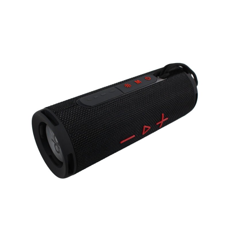 parlante audiopro led portatil inalambrico 10w bt/fm/line in/manos libres cable tipo c twins black — vista 4