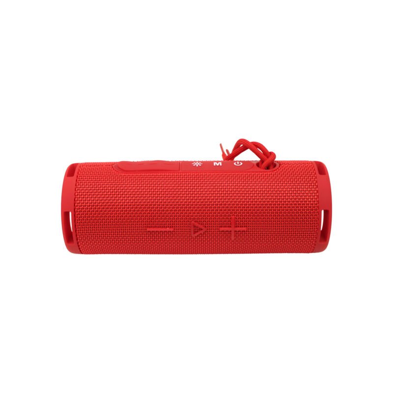 parlante audiopro led portatil inalambrico 10w bt/fm/line in/manos libres cable tipo c twins red