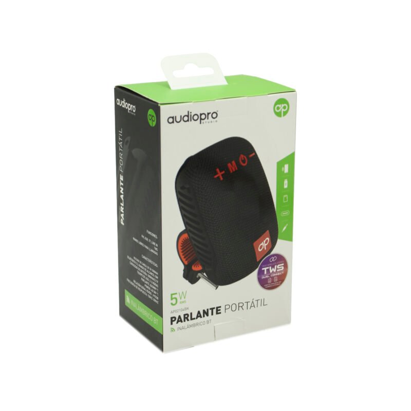 parlante audiopro portatil bt para bicicleta, con manos libres para llamada — vista 2
