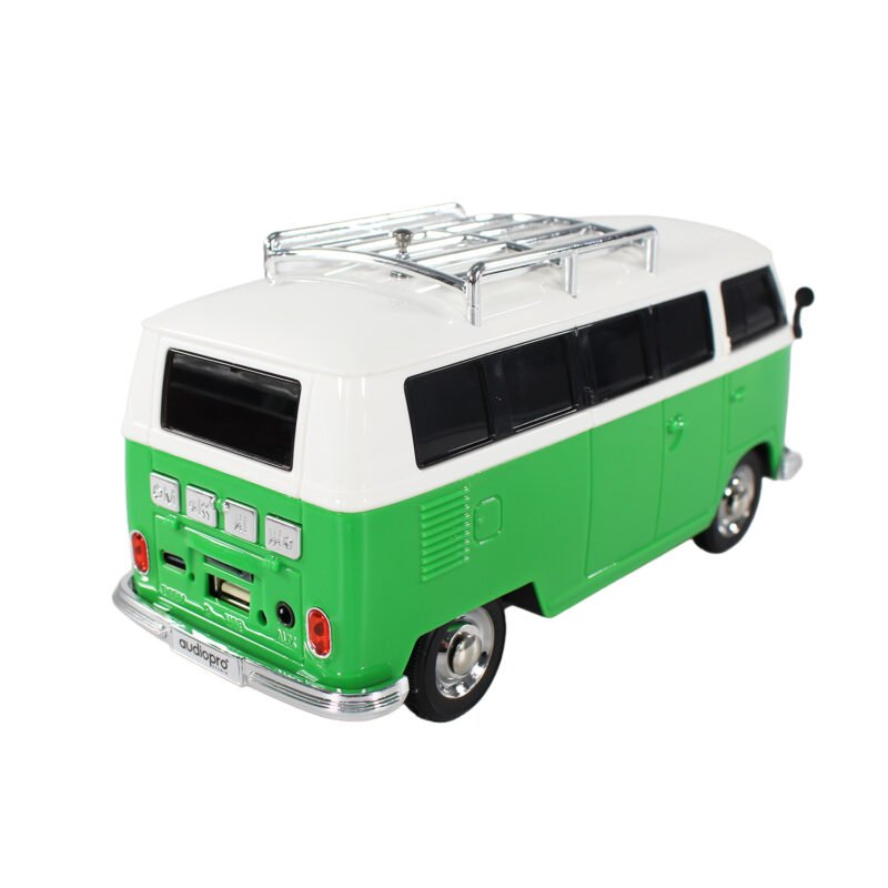 parlante audiopro bus combi portatil con entrada bt/sd/usb/fm/ dual connect entre mismo modelo. green — vista 8