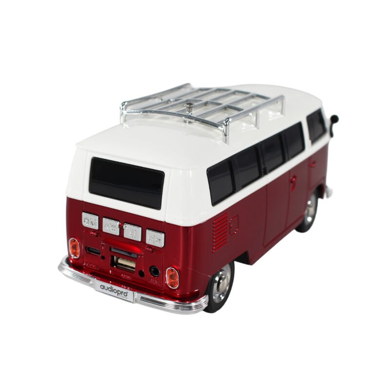 parlante audiopro bus combi portatil con entrada bt/sd/usb/fm/ dual connect entre mismo modelo. red — vista 7