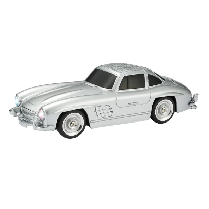 parlante audiopro auto 300 sl portatil con entrada bt/sd/usb/fm/pantalla led/ funcion twins mismo modelo. silver