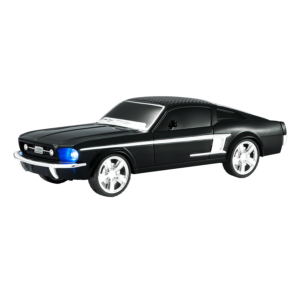parlante audiopro auto mustang 1967 con entrada bt/micro sd/usb/fm/pantalla led/funcion twins mismo modelo. black