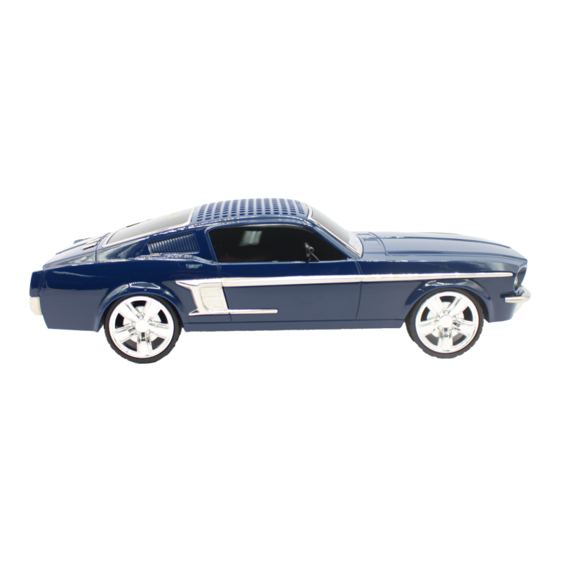 parlante audiopro auto mustang 1967 con entrada bt/micro sd/usb/fm/pantalla led/funcion twins mismo modelo. blue — vista 2